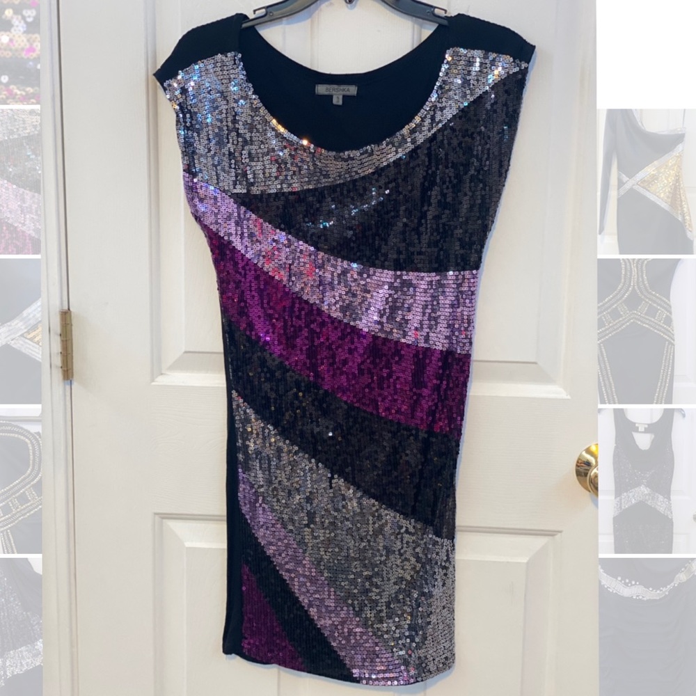Sequin night out mini dress